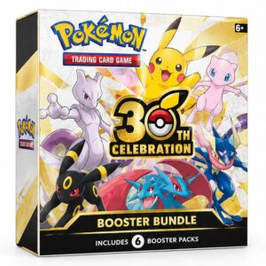 Pokémon TCG 30th Celebration Booster Bundle – 6 Booster Packs